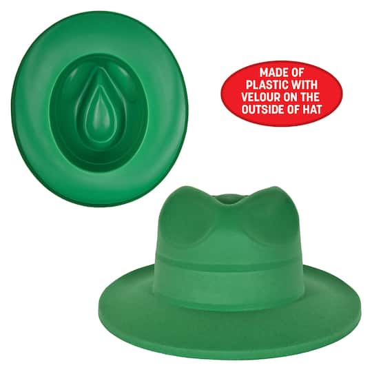Beistle Adult Green Velour Fedoras, 5ct.